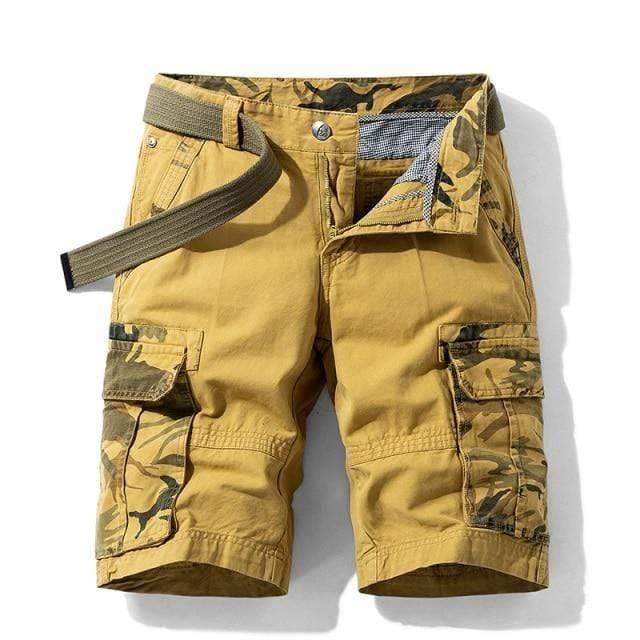 Outdoor-Cargoshorts für Herren – strapazierfähiger Baumwollstoff - Lamylie