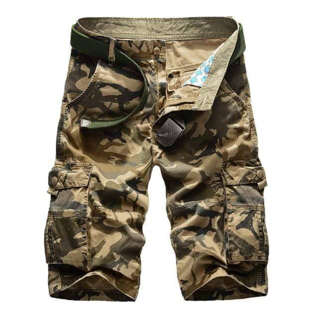 Outdoor-Cargoshorts für Herren – strapazierfähiger Baumwollstoff - Lamylie