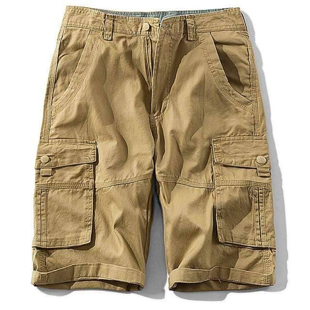 Outdoor-Cargoshorts für Herren – strapazierfähiger Baumwollstoff - Lamylie