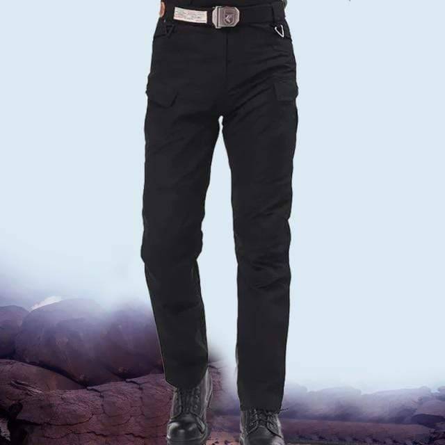 Pantaloni cargo mimetici da uomo con vita elasticizzata - Lamylie