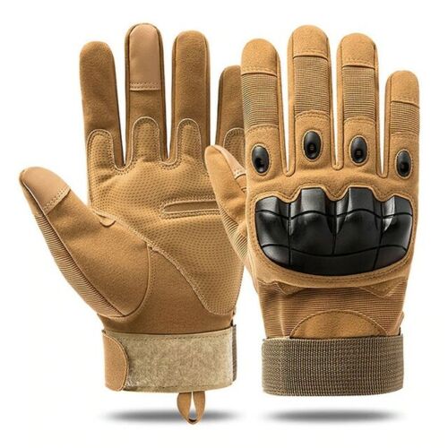Gants tactiles pour homme avec coques rigides aux articulations, à usage tactique – Lamylie
