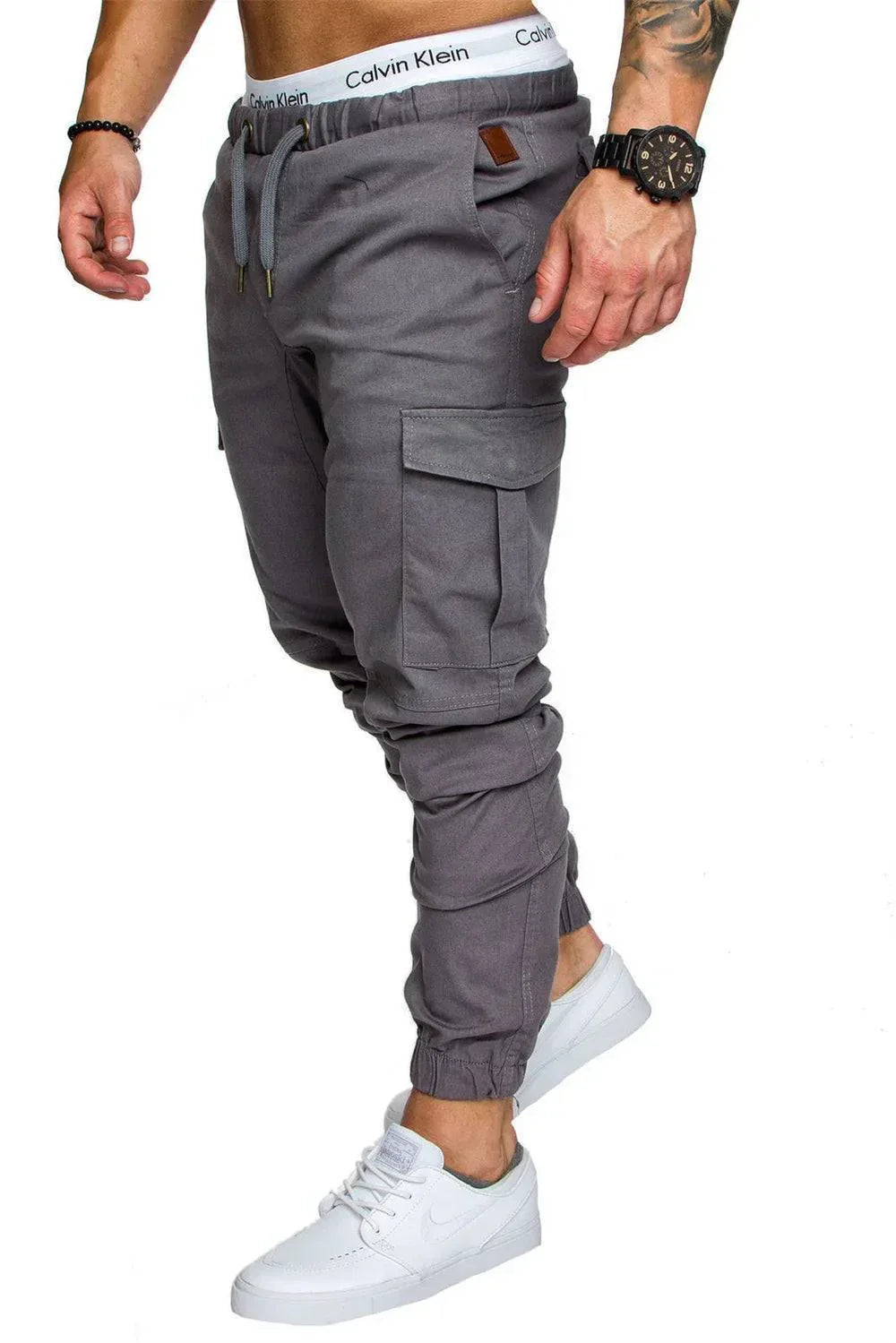 Pantalon cargo d’extérieur pour homme avec plusieurs poches – Lamylie