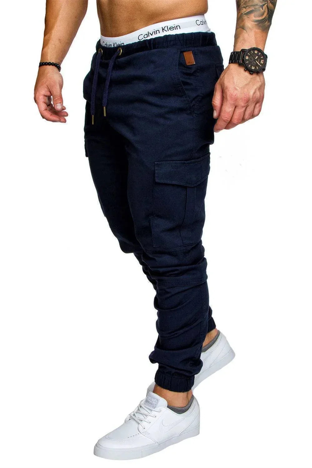 Pantalon cargo d’extérieur pour homme avec plusieurs poches – Lamylie