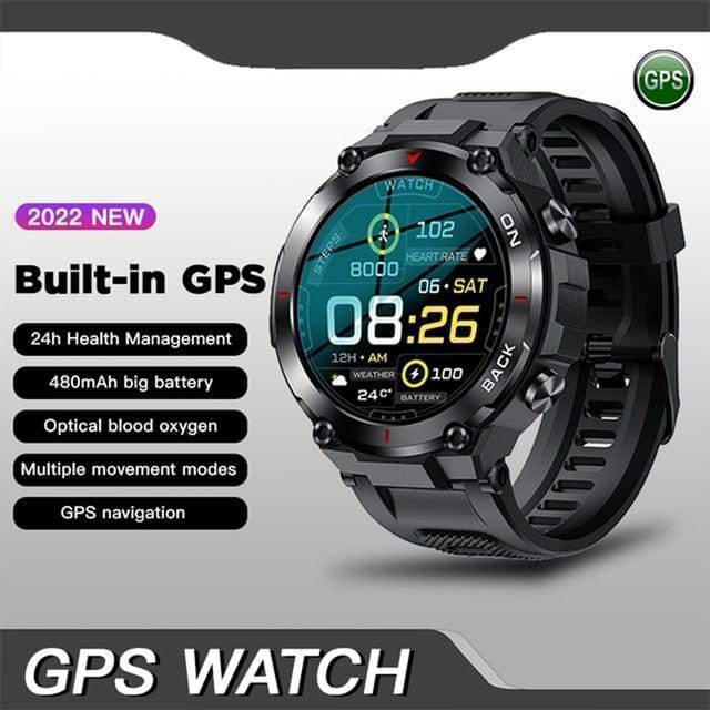 Multifunctional Fitness Tracker for Men - Outdoor GPS Smartwatch - Lamylie