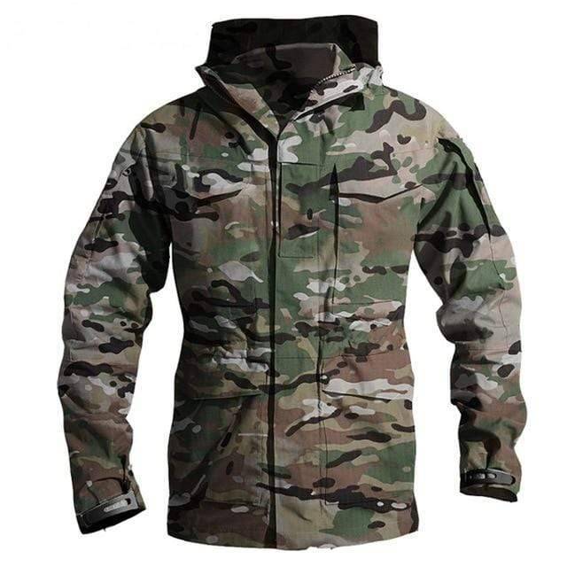 Men's Hooded Jacket for Outdoor Tactical Use - Lamylie