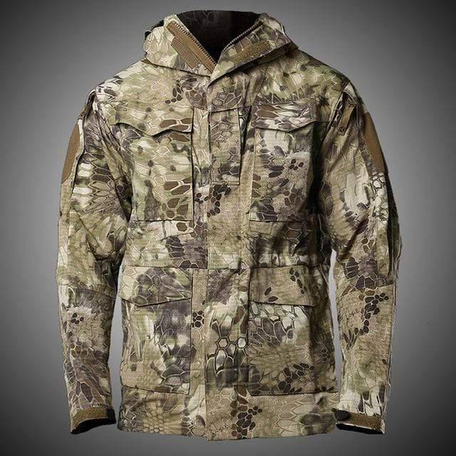 Men's Hooded Jacket for Outdoor Tactical Use - Lamylie