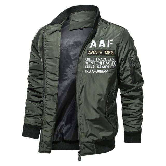 Blouson bomber tactique pour homme destiné aux activités de plein air – coupe-vent – Lamylie