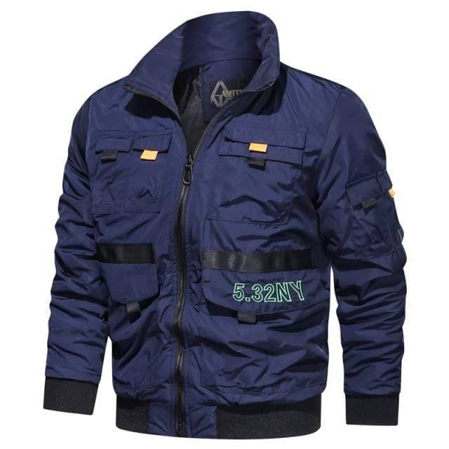 Blouson bomber tactique pour homme destiné aux activités de plein air – coupe-vent – Lamylie