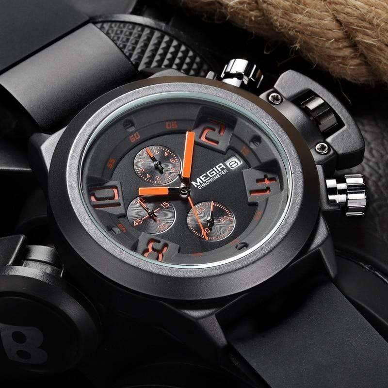 Men's Sports Watch with Large Dial - Durable Military Design - Lamylie