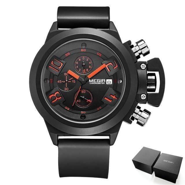 Men's Sports Watch with Large Dial - Durable Military Design - Lamylie