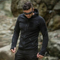 Fleece Training Jacket for Men with Hood – Outdoor Tactical Style - Lamylie