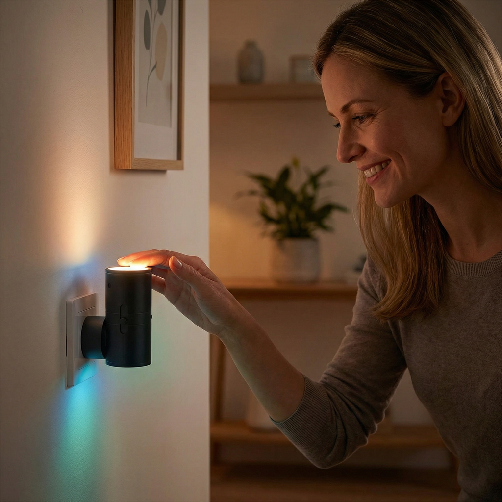Night Light with Light Sensor for Wall Outlet - Lamylie