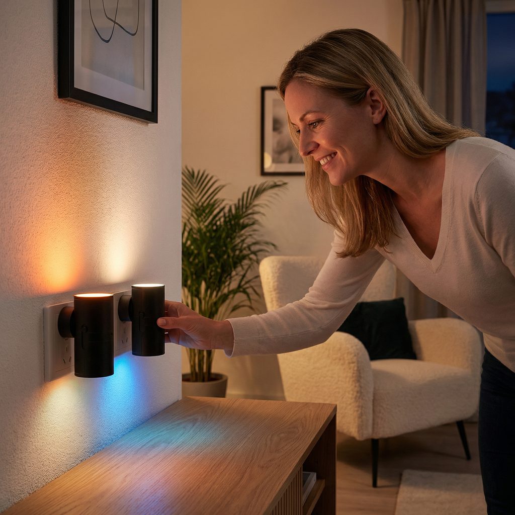 Night Light with Light Sensor for Wall Outlet - Lamylie