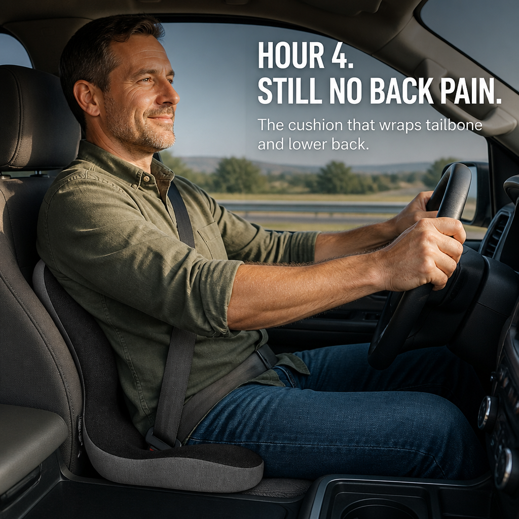 FlexiSeat — Cradle Your Back and Tailbone Through Long Sit Sessions - Lamylie