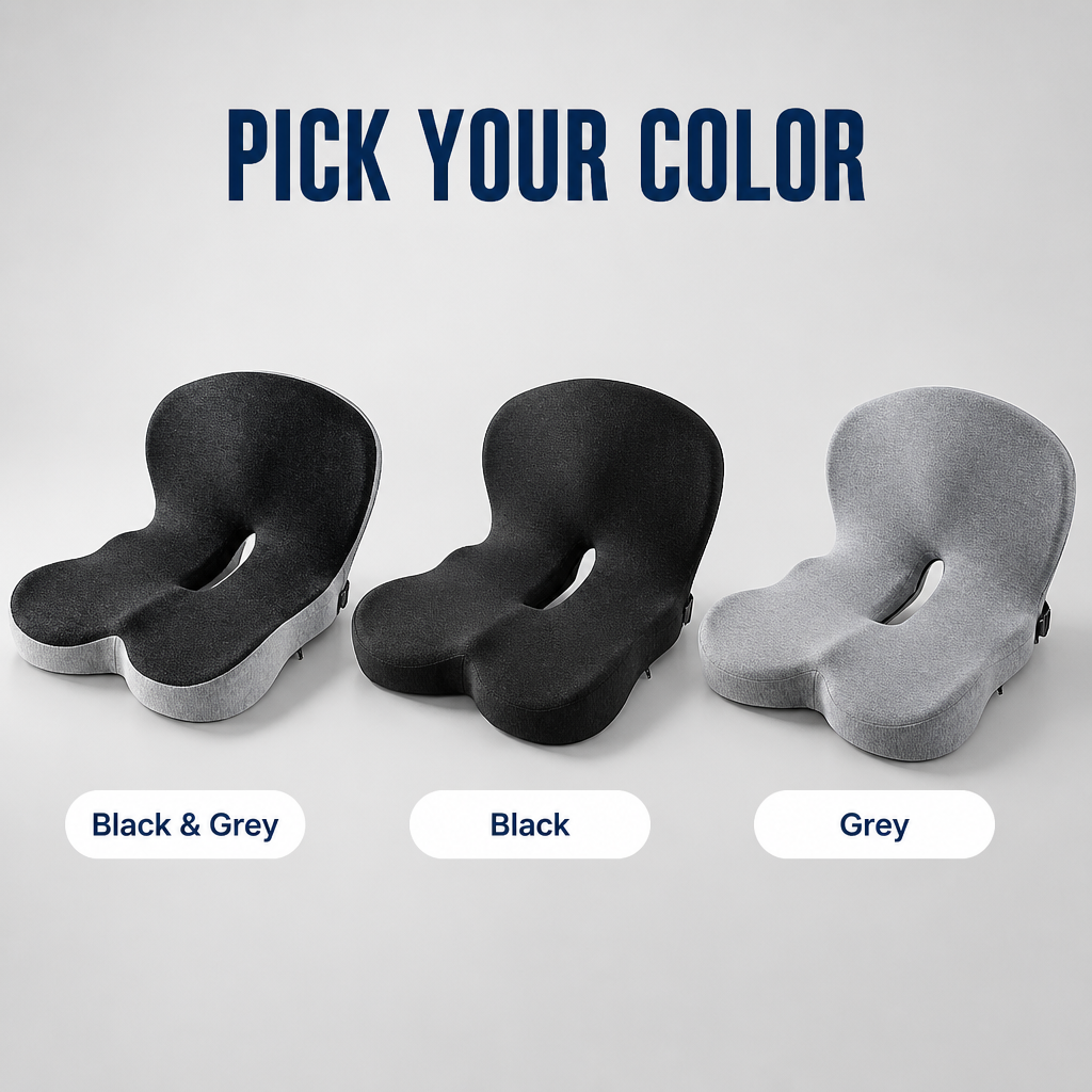 FlexiSeat — Cradle Your Back and Tailbone Through Long Sit Sessions - Lamylie