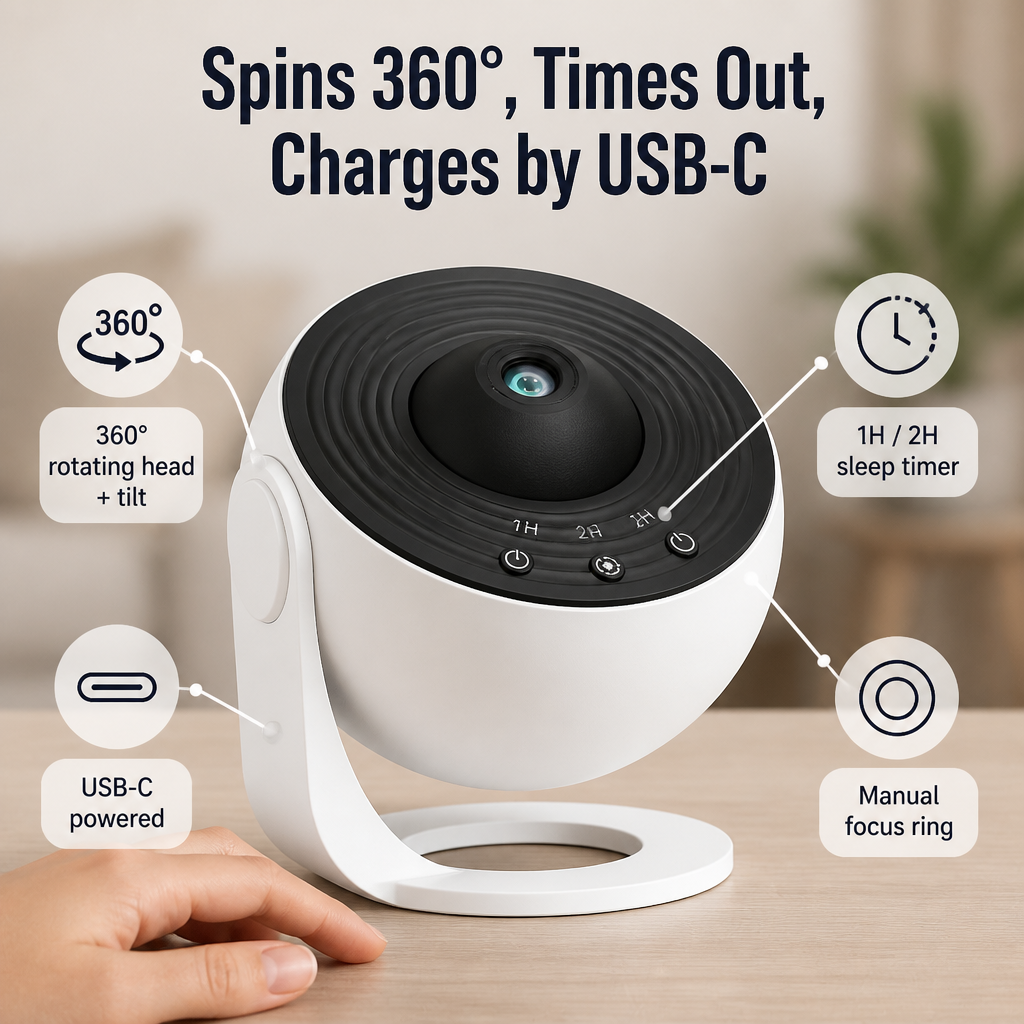 CelestiWave — Turn Any Room Into a Planetarium With 13 Real Galaxy Discs - Lamylie
