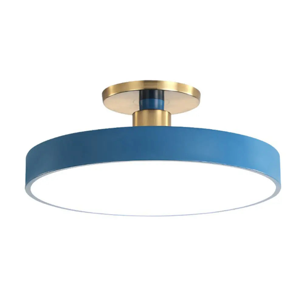 Kulaté stropní LED svítidlo v nordickém stylu | Moderní design do ložnice a obývacího pokoje – Lamylie