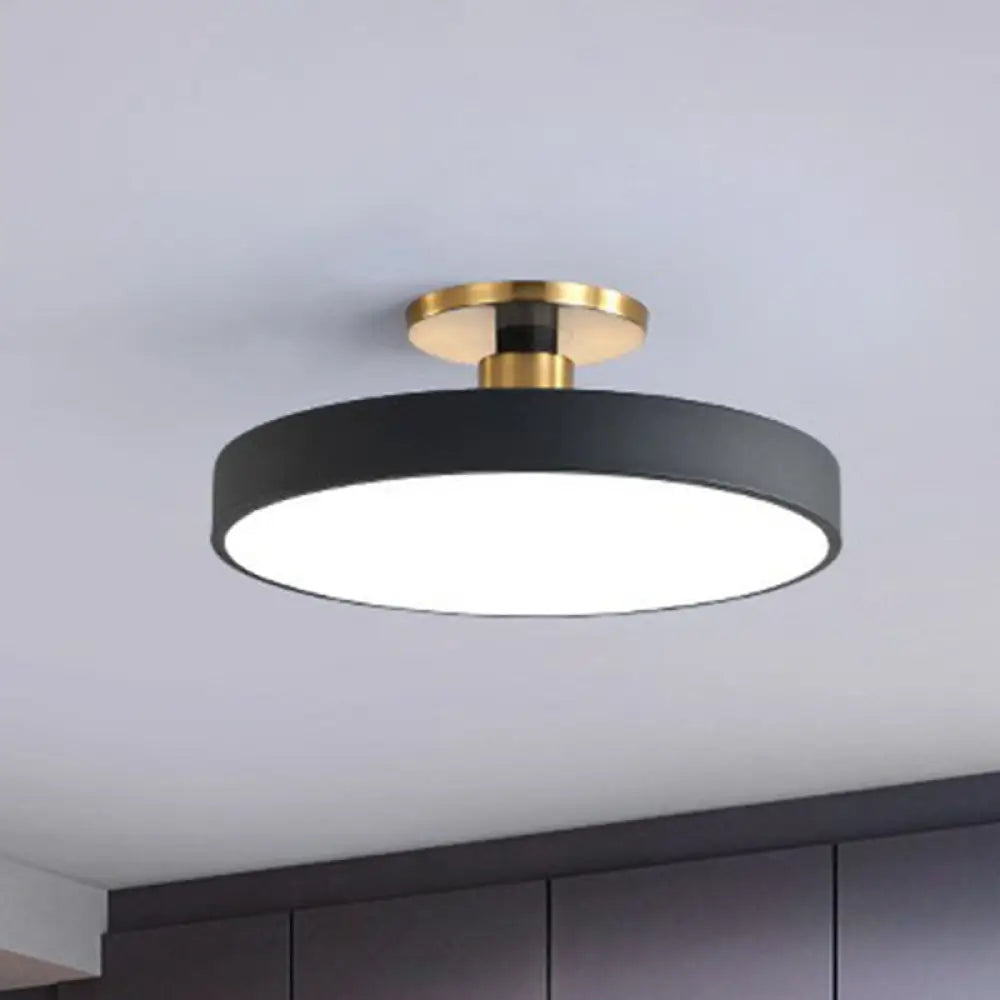 Kulaté stropní LED svítidlo v nordickém stylu | Moderní design do ložnice a obývacího pokoje – Lamylie