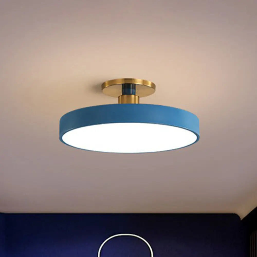 Kulaté stropní LED svítidlo v nordickém stylu | Moderní design do ložnice a obývacího pokoje – Lamylie