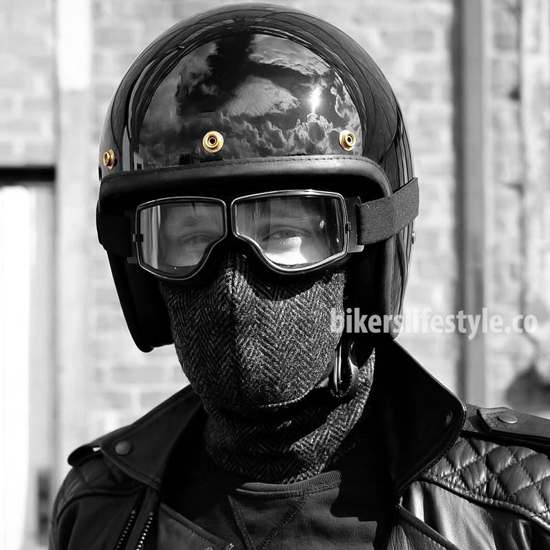 Occhiali da moto da indossare sopra gli occhiali con trattamento antiappannamento e protezione UV - Lamylie