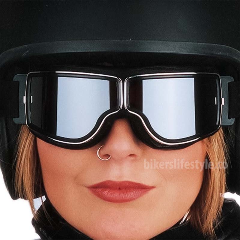 Occhiali da moto da indossare sopra gli occhiali con trattamento antiappannamento e protezione UV - Lamylie