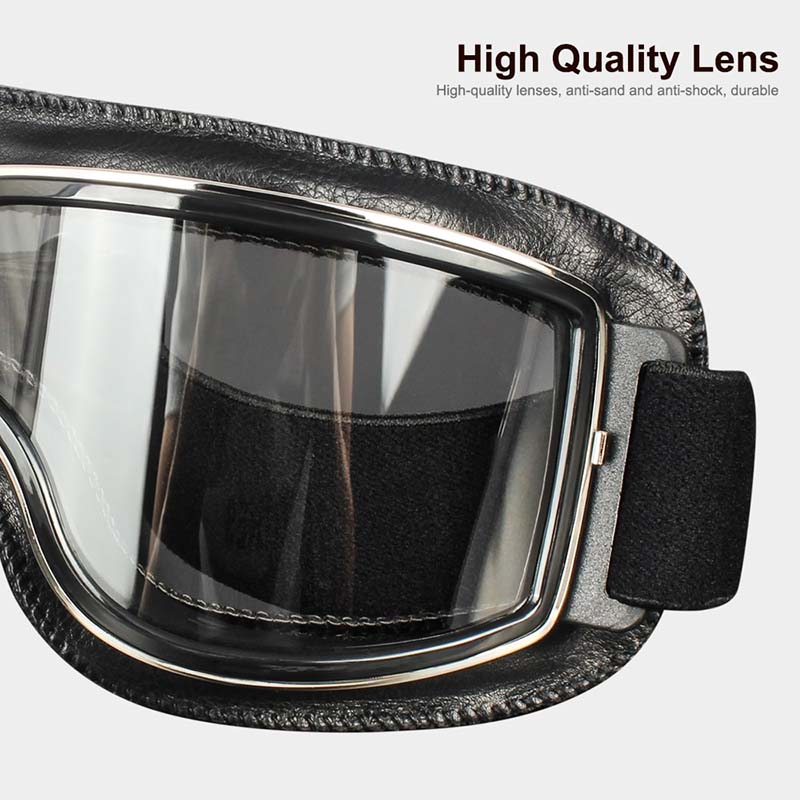 Occhiali da moto da indossare sopra gli occhiali con trattamento antiappannamento e protezione UV - Lamylie