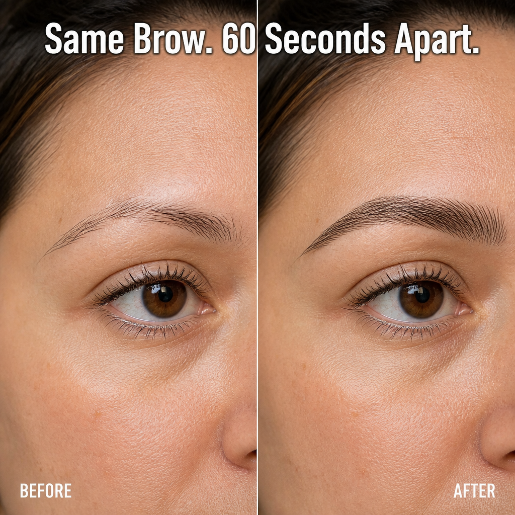 BrowLuxe — Tegn naturlige hårstrå i øjenbrynene på 60 sekunder, og spring microblading over - Lamylie