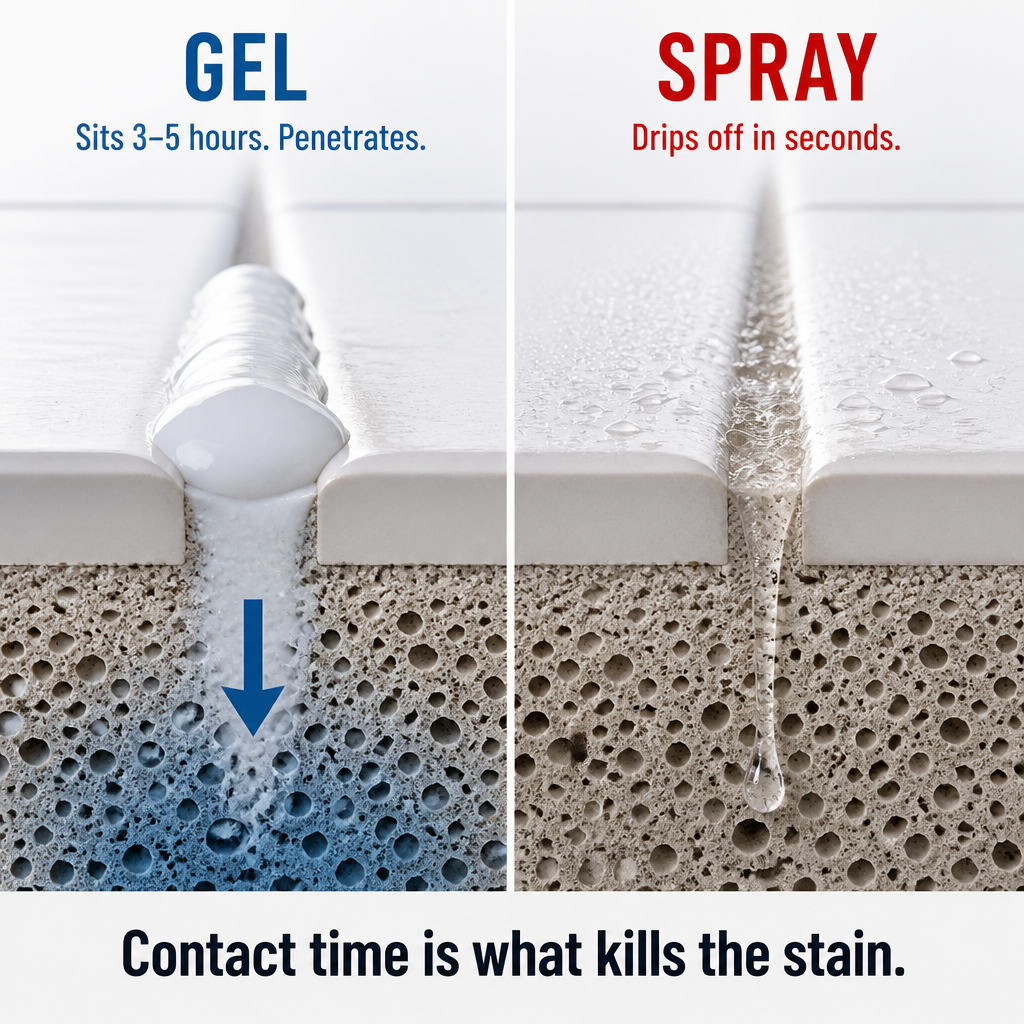 MiraClear Gel — Erase Black Gasket Mold & Grout Stains Without Scrubbing - Lamylie