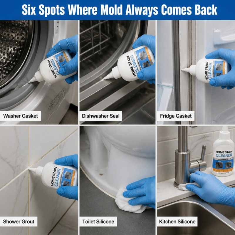MiraClear Gel — Erase Black Gasket Mold & Grout Stains Without Scrubbing - Lamylie