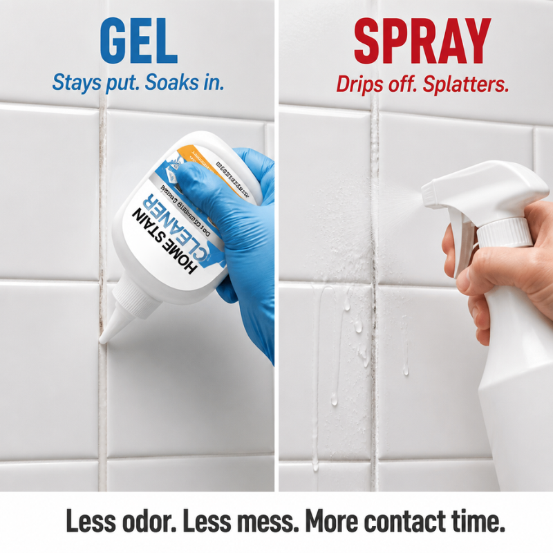 MiraClear Gel — Erase Black Gasket Mold & Grout Stains Without Scrubbing - Lamylie