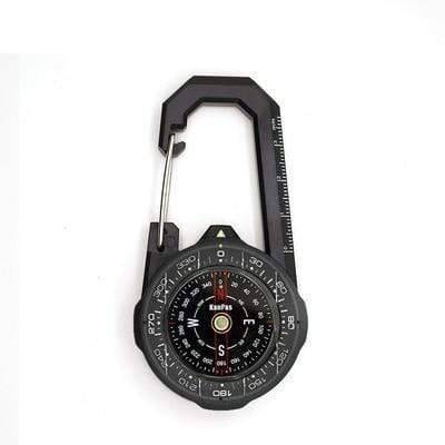 Boussole de navigation avec mousqueton robuste pour les activités en plein air - Lamylie