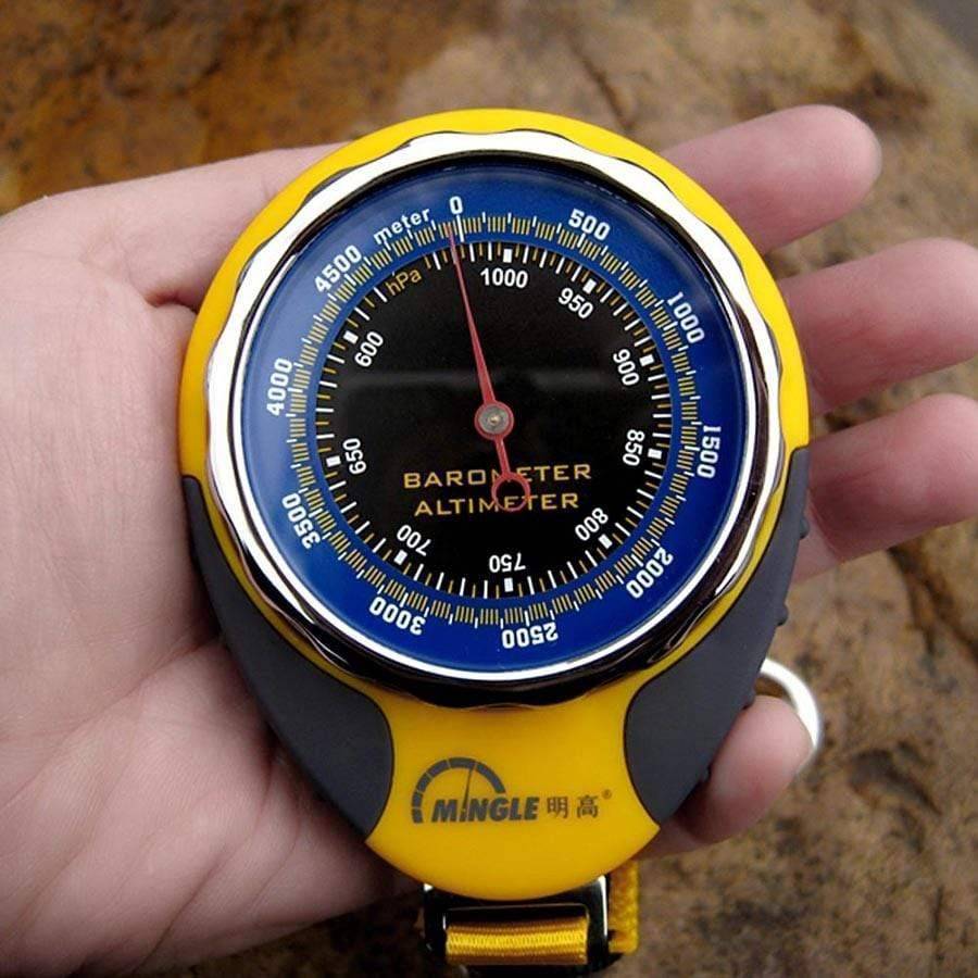 Kompas, výškoměr, barometr a teploměr pro outdoorové aktivity - Lamylie