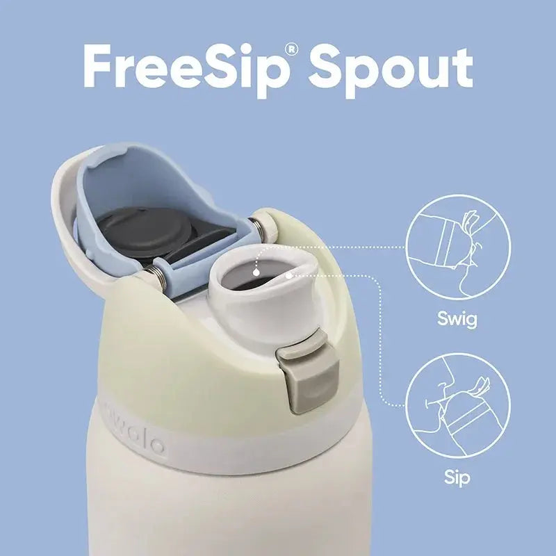 Stainless Steel Water Bottle 710ml with FreeSip Spout | Leakproof & 24h Cold | Ideal for Sports & Travel - Lamylie