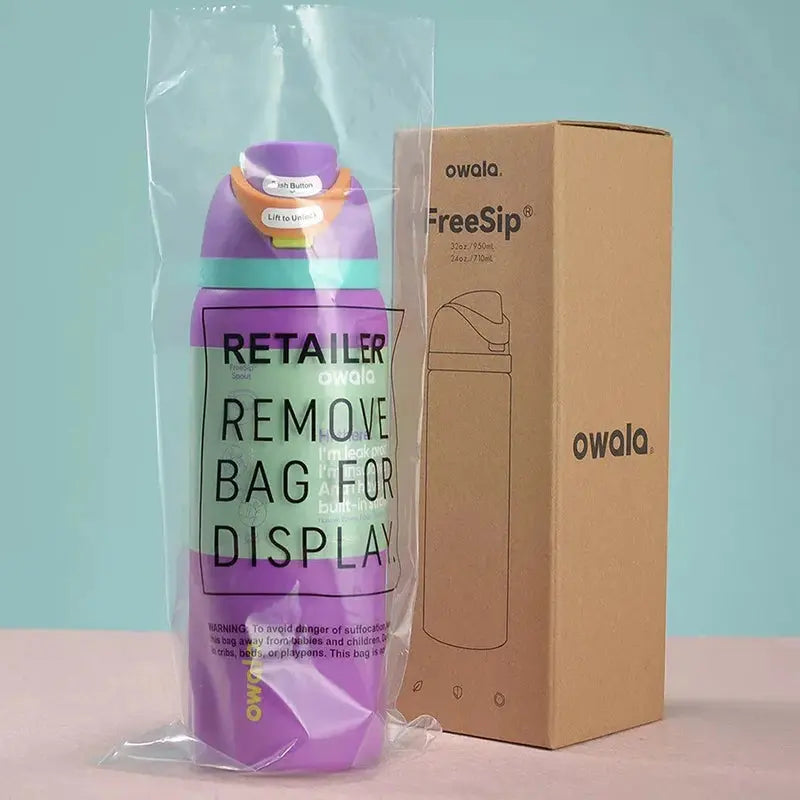 Stainless Steel Water Bottle 710ml with FreeSip Spout | Leakproof & 24h Cold | Ideal for Sports & Travel - Lamylie