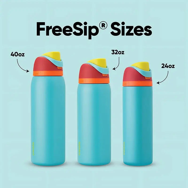 Stainless Steel Water Bottle 710ml with FreeSip Spout | Leakproof & 24h Cold | Ideal for Sports & Travel - Lamylie