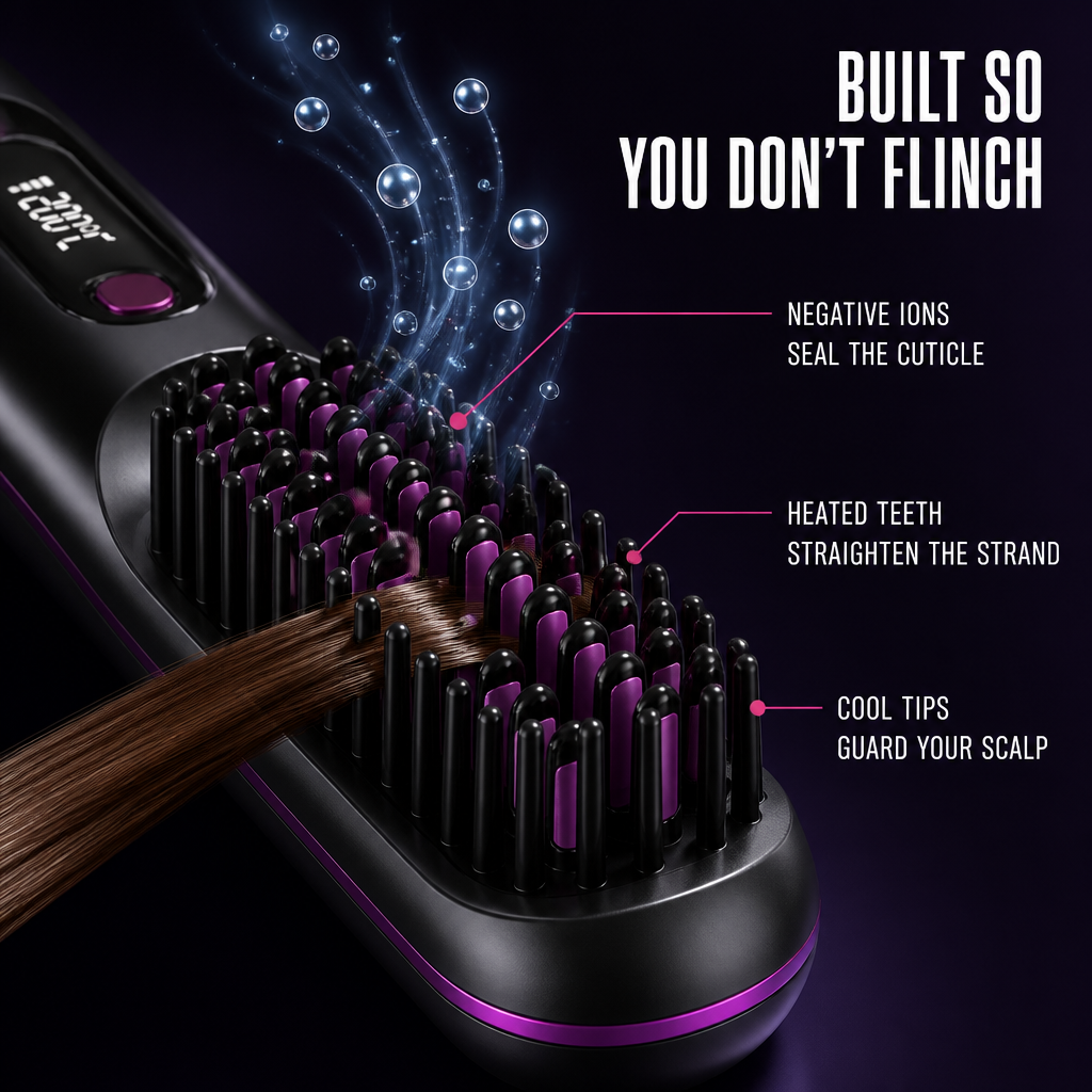CordMaster — Smooth Mid-Day Frizz Anywhere, No Outlet or Cord Required - Lamylie