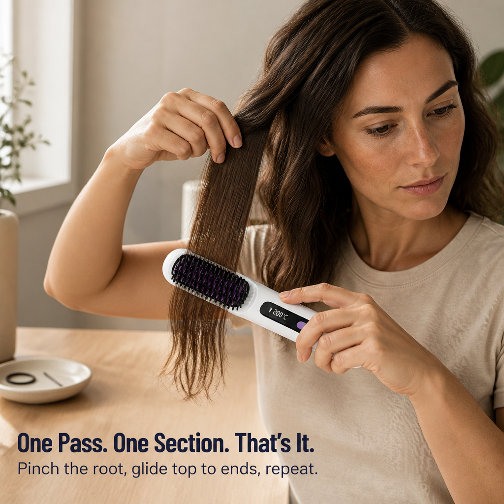 CordMaster — Smooth Mid-Day Frizz Anywhere, No Outlet or Cord Required - Lamylie