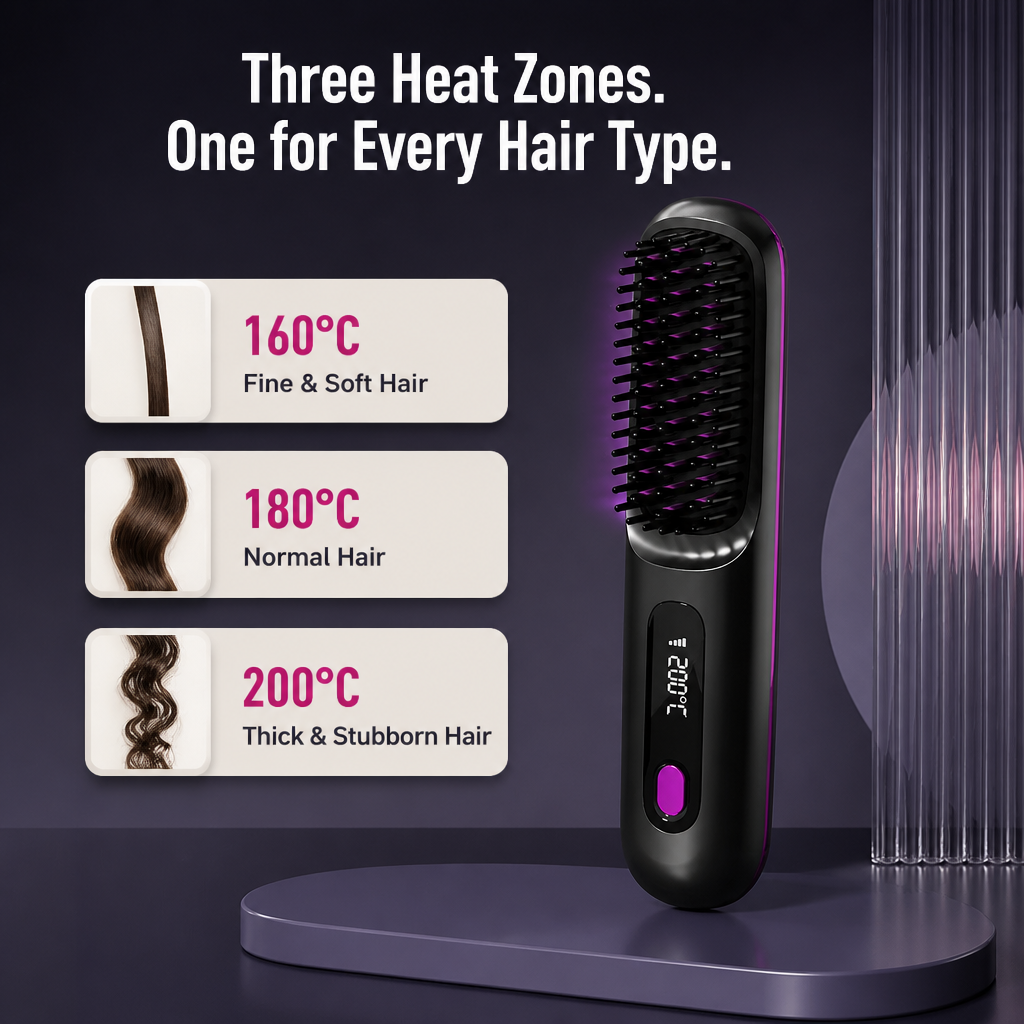CordMaster — Smooth Mid-Day Frizz Anywhere, No Outlet or Cord Required - Lamylie