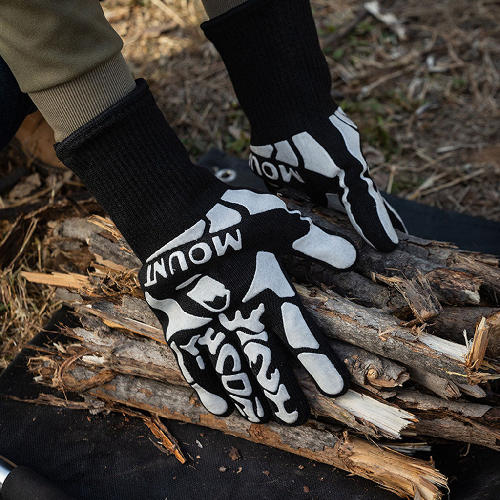 Outdoor Cooking Gloves for High Temperatures - Heat Resistant - Lamylie