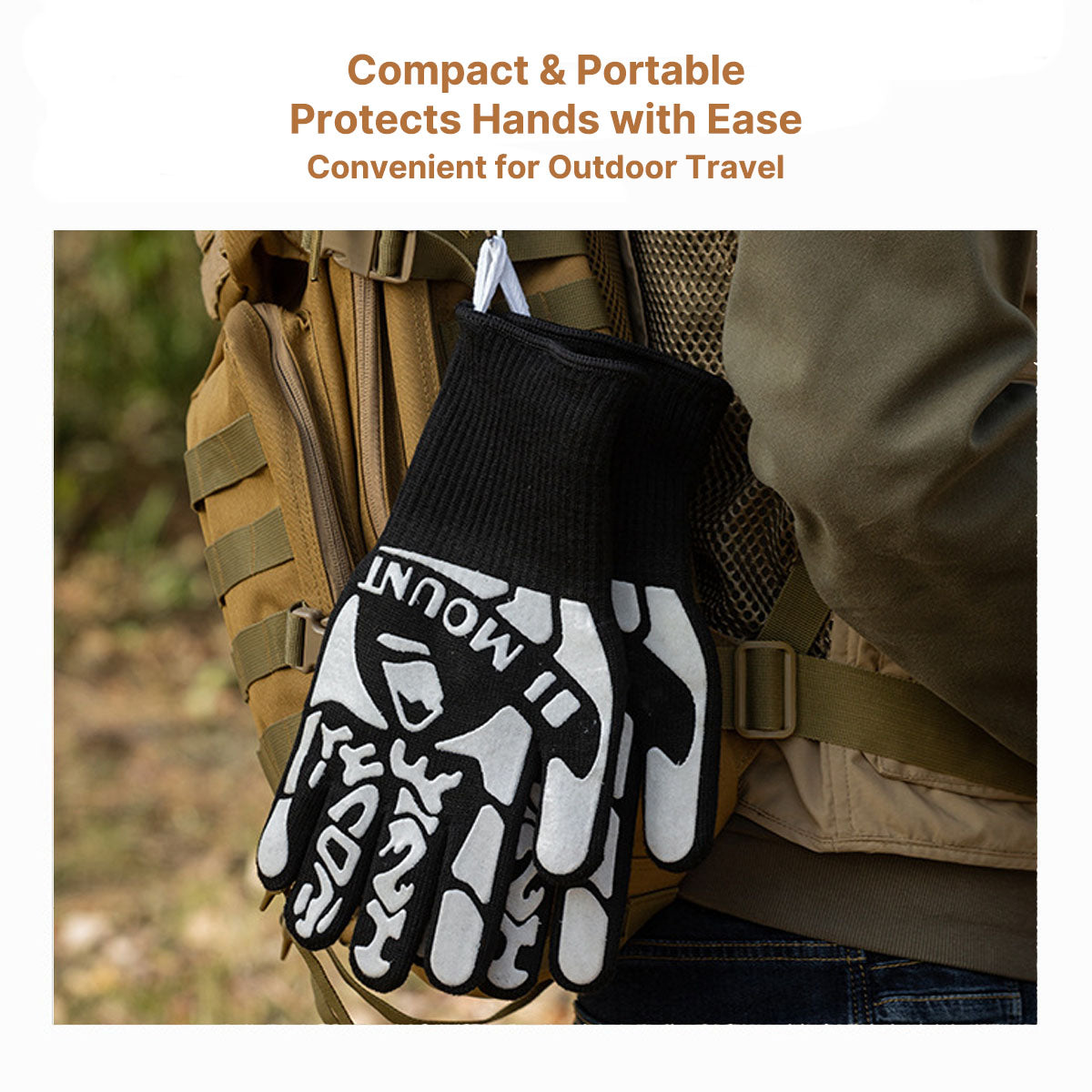Outdoor Cooking Gloves for High Temperatures - Heat Resistant - Lamylie