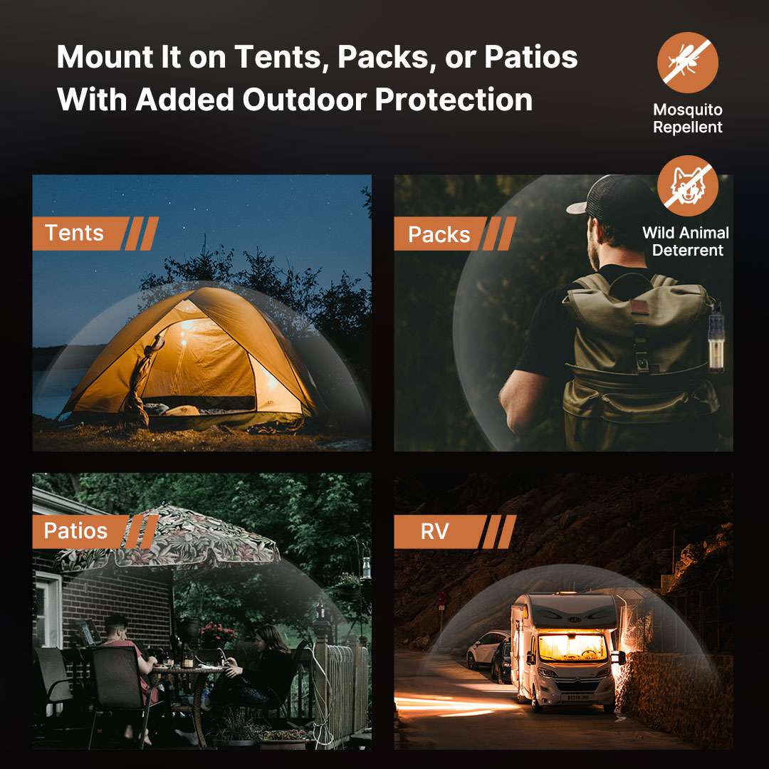 Camping Lantern and Mosquito Zapper Combo for Outdoor Use - Lamylie