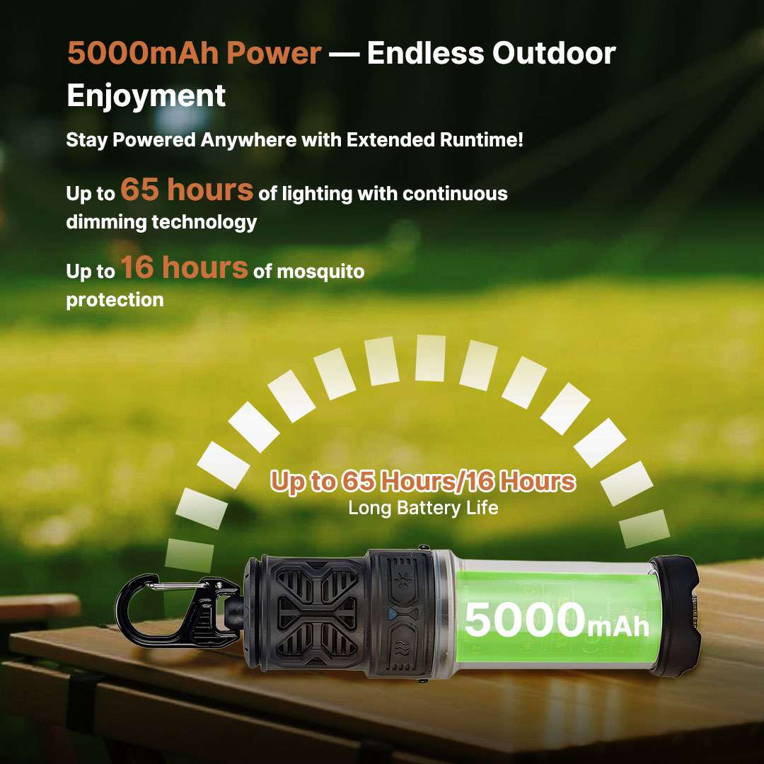 Camping Lantern and Mosquito Zapper Combo for Outdoor Use - Lamylie