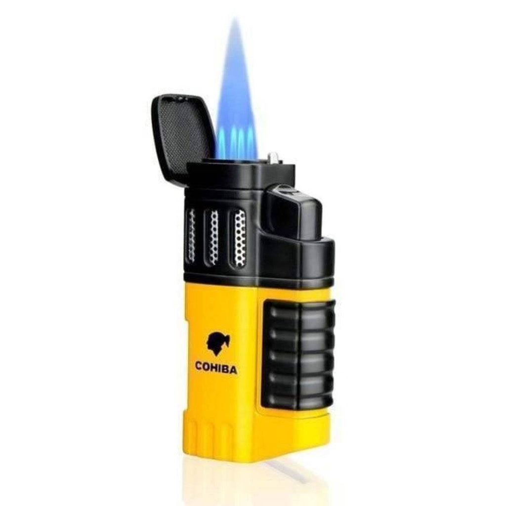 Outdoor 4-Jet Portable Torch Lighter for Activities - Lamylie