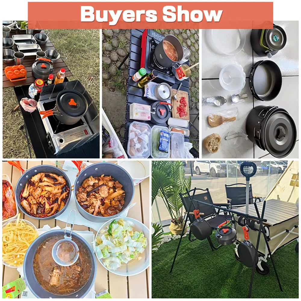 Outdoor-Kochset fürs Camping – kompakte und tragbare Ausrüstung - Lamylie