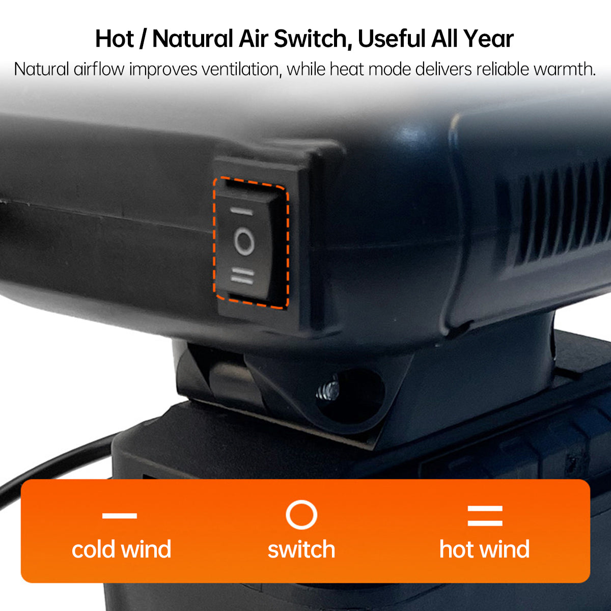 Instant Heating Portable Car Heater - Quick Defrost in 3 Seconds - Lamylie
