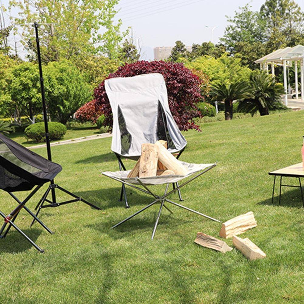 Collapsible Outdoor Fire Pit Stand for Camping and Bonfire Use - Lamylie