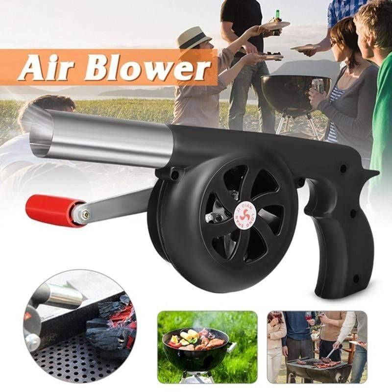 Outdoor Cooking Hand-Crank BBQ Blower – Portable Manual Fan - Lamylie