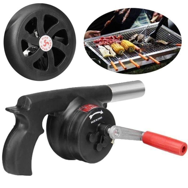 Outdoor Cooking Hand-Crank BBQ Blower – Portable Manual Fan - Lamylie