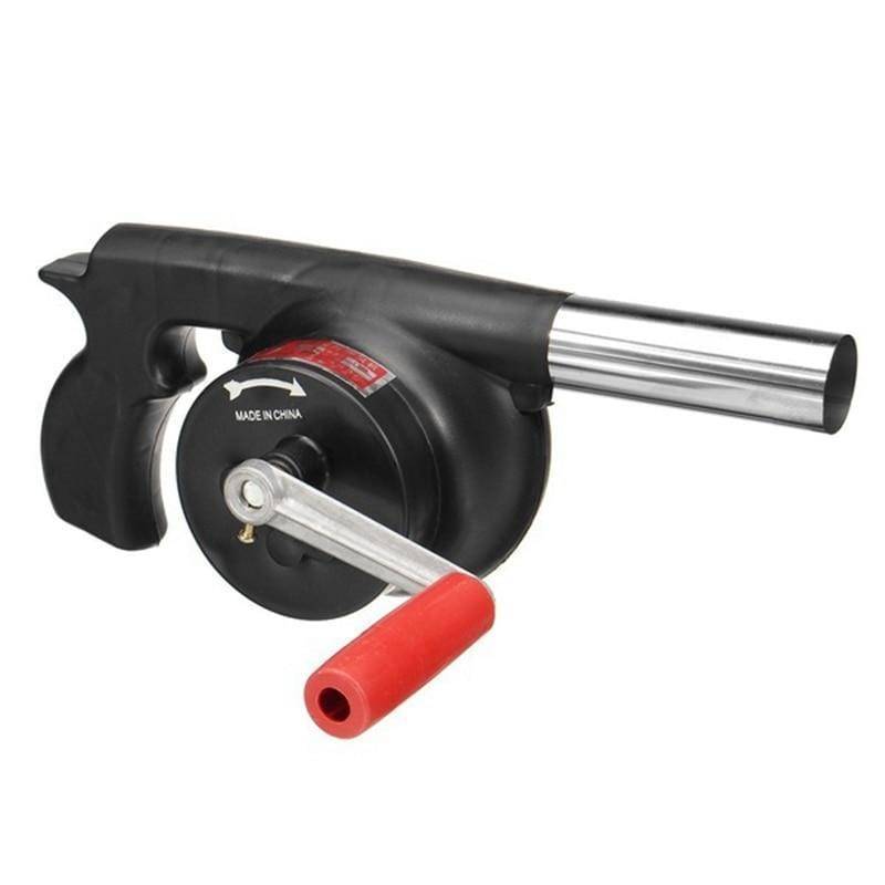 Outdoor Cooking Hand-Crank BBQ Blower – Portable Manual Fan - Lamylie