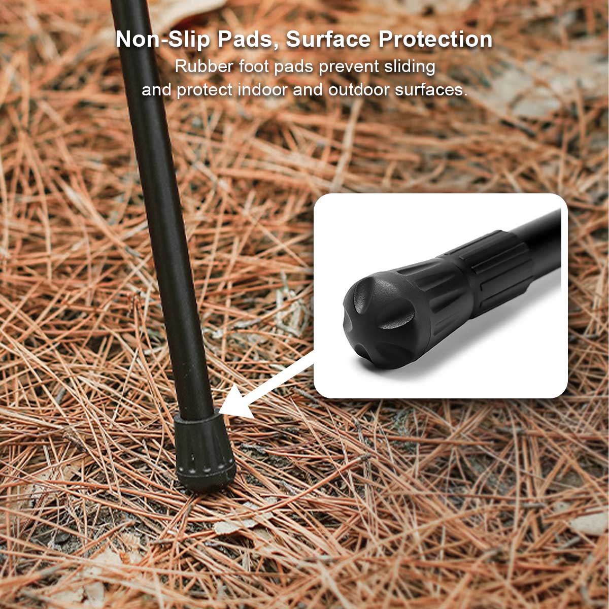 Runder Campingtisch mit Netzfach – tragbares Design - Lamylie